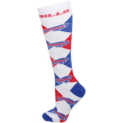 NFL Buffalo Bills Women's Argyle Performance Tube Socks