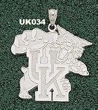 Univ Of Kentucky Wildcat 1 5/8 Giant Charm/Pendant -14K/10K, Stainless Steel or Gold Plated