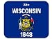 US State Flag - Alto, Wisconsin (WI) Mouse Pad