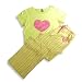 I Love Lucy - Womens Short Sleeve I Love Lucy Pajamas, Yellow, Pink