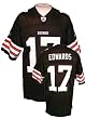 Cleveland Browns Mens NFL Replica Jersey Braylon Edwards #17 Brown