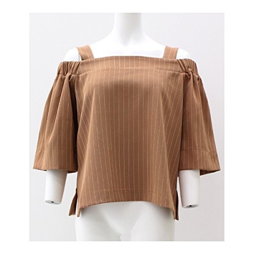 アナップ（ANAP） ピンストライプオフショルトップス