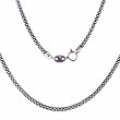 .925 Silver Medium Popcorn Chain- 16", 18", 20", 24" or 30"