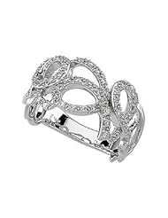 Jewelplus 3/8 ct tw Diamond Ring 14K White 3/8 Ct Tw