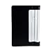 FanTEK Folio PU Leather Stand Case Cover for Lenovo Yoga Tablet 10 inch & Yoga Tablet 10 HD+ (Black)