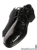 Tuxedo Shoes - Turino Crocodile Print with European Toe