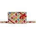 JAM Paper® Christmas Wrapping Paper - 25 Sq Ft - Silver with Colorful Ornaments Sparkle Gift Wrap Rolls - Sold Individually