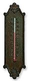 Fleur de Lis Rustic Cast Iron Thermometer