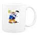 Mug with walking, perspire, sweat, heat, elephant, summer, parasol