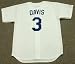 WILLIE DAVIS Los Angeles Dodgers 1960's Majestic Cooperstown Throwback Home Baseball Jersey
