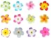 Bundle Monster Hawaiian Plumeria Flower Foam Hair Clip Accessory Set 12 Jewelry