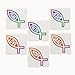 RELIGIOUS FISH TATTOOS (6 DOZEN) - BULK