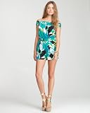 Off Shoulder Print Romper - NEW TROP PARADISE 9 (XS)