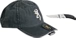 Kit coltello, cappello e torcia da ca...