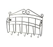 Spectrum 37578 Scroll Sinle Letter Holder Wall Mount, Satin Nickel