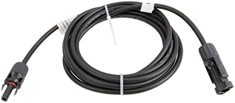 Focalwanna 10 Feet Solar Extension Cable 12 AWG(4m©O) Wire With MC4 Connectors Male & Female