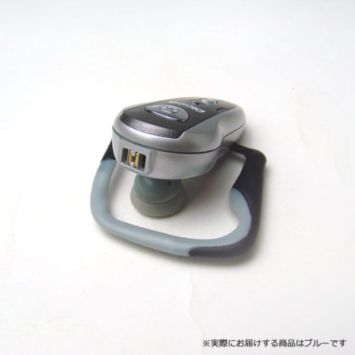 Cover image : Bluetooth(ブルートゥース)採用ワイヤレスハンズフリーシステム「Picco」 一般携帯電話(平型・4極)用 DCキット ブルー ヘッドセット レシーバー