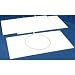 3 White Velvet Jewelry Chain Display Pad Showcase Tray Inserts 14 1/8"