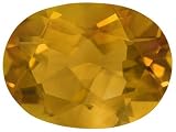 MIN 1.00CT 8X6MM ROUND MADEIRA CITRINE FROM BRAZIL