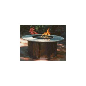 California Outdoor Concepts TW-CHAT-FP Tradewinds-Chat-Fire Pit-LP Gas-Gas Logs by 