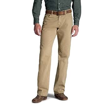 boot khaki cut jeans