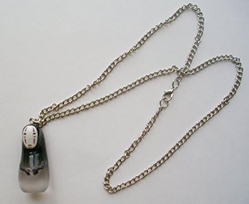 1.6 Inch Spirited Away No Face Mascot Charm with Necklace