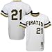 Mitchell & Ness Pittsburgh Pirates #21 Roberto Clemente 1971 Authentic Throwback Jersey