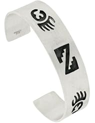 Sterling Silver HOPI Design Bear Claws Cuff Bangle 5/8 inch wide,