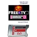 Bundle Dorcel TV und Free-X TV Karte 5 Sender 12 Monate + Viaccess Modul, f�r Satempfang �ber Hotbird 13� Grad Ost
