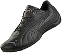 Puma Drift Cat Black Perf Leather Mens Motorsport Style Shoes