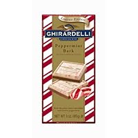 Ghirardelli Chocolate Peppermint Bark, 3-Ounce Bars (Pack of 4)
