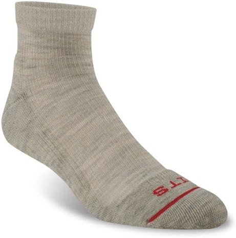 Fits Sock Co Men's Stone Light Hiker QTR Men Large (Men's 8.5-10.5, Women's 10-11.5) B(M) US