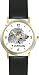 Afghan Hound (SC) Dog - WATCHBUDDY CLASSIC DELUXE TWO-TONE THEME WATCH - Arabic Numbers-Black Leather Strap-Children's Size-Small ( Boy's Size & Girl's Size )