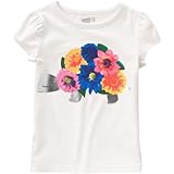 クレイジーエイト Crazy 8/ フラワー タートル ティ アイボリー トップス半袖Tシャツ 6～12ヶ月【並行輸入】