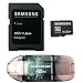 Samsung 16Go Classe 10 MicroSDHC Haute Vitesse de Carte M�moire avec adaptateur SD et Lecteur USB