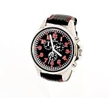 Image of Oskar Emil Madrid Men's XXL oversized Chronograph black/red