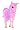 Einhorn Wandtattoo Wandsticker farbig 44 x 70cm Motiv: #101AP