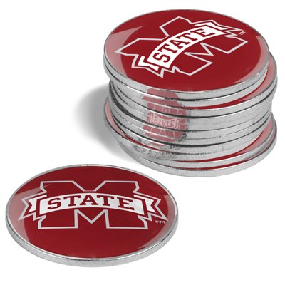 Mississippi State Bulldogs Golf Ball Markers