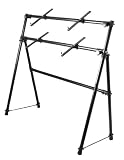 On Stage KS7902 2-Tier A-Frame Keyboard Stand Black