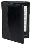 Produkt-Bild: Die original GeckoCovers Luxus Echtleder H&uuml;lle f&uuml;r den Sony PRS T1 Touch E-Reader Ebook Cover H&uuml;lle schwarz / black - im praktischen Buchstyle mit original Gecko Applikation Sony PRS H&uuml;lle Case Cover Etui Tasche