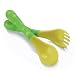 Nuby 4 Pack Spoon and Fork, Colors May Vary
