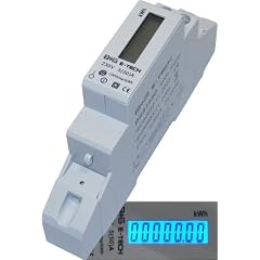 LCD Wechselstromz�hler Stromz�hler Wattmeter 5(50)A f�r Hutschiene mit S0 Schnittstelle -DRS155B-