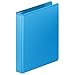 Wilson Jones Heavy Duty Round Ring View Binder with Extra Durable Hinge, 1 Inch, Customizable, Light Blue (W363-14-2925)