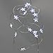 SUPERNIGHT (TM) 7ft/2m 20 LEDs Cool White Pentagram Potted plants Copper LED Strings AA Battery Powered Ultra Thin String Lights Wire Portable Christmas Trees Lighting Decorative LED Strings