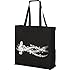 Large Gusseted Canvas Music Piano Tote Bag