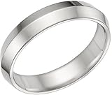 IMAGE OF Knife-Edge Platinum Wedding Band - 5mm