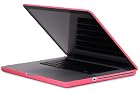 Speck Products MB15AU-SAT-PNK MacBook 15-inch Aluminum Unibody/Black Keyboard See Thru Satin Soft Touch Hard Shell Case (Pink)