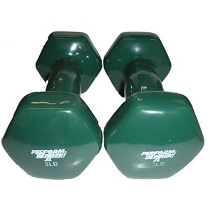 Vinyl Covered Dumbbells - Sold in Pairs by