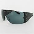 MARC BY MARC JACOBS SUNGLASSES 032/S DARK RUTHENIUM, SHINY BLACK CVL 95 (GRAY LENS)