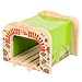 Bigjigs Rail Double Tunnel - Other Major Wooden Rail Brands are Compatible